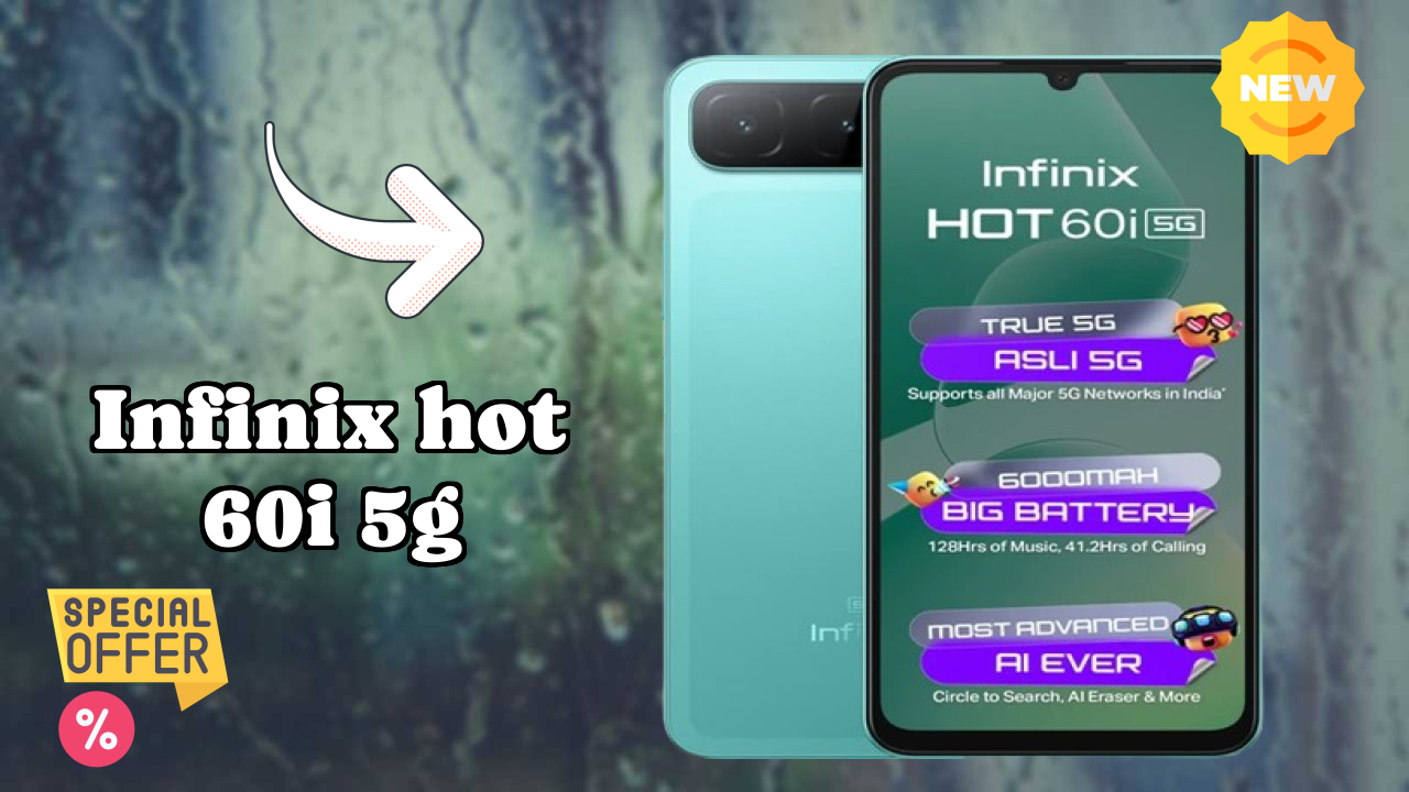 Infinix Hot 60i 5G Gaming Test: MediaTek Dimensity 6400 Game FPS