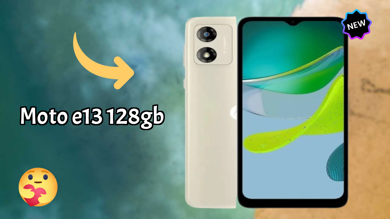 Moto E13 128GB at ₹7,999 - Best Features Explained
