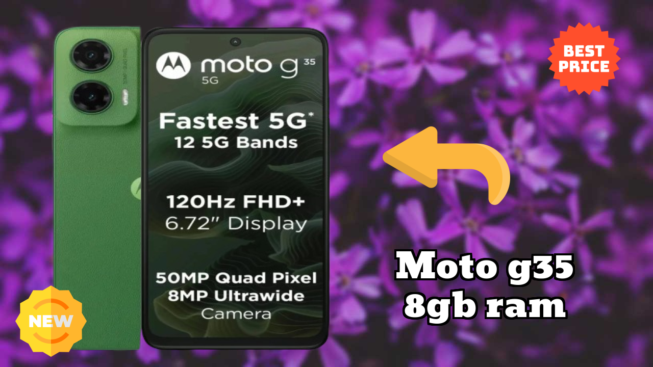Moto G35 8GB RAM Display Technology: LTPS LCD Quality