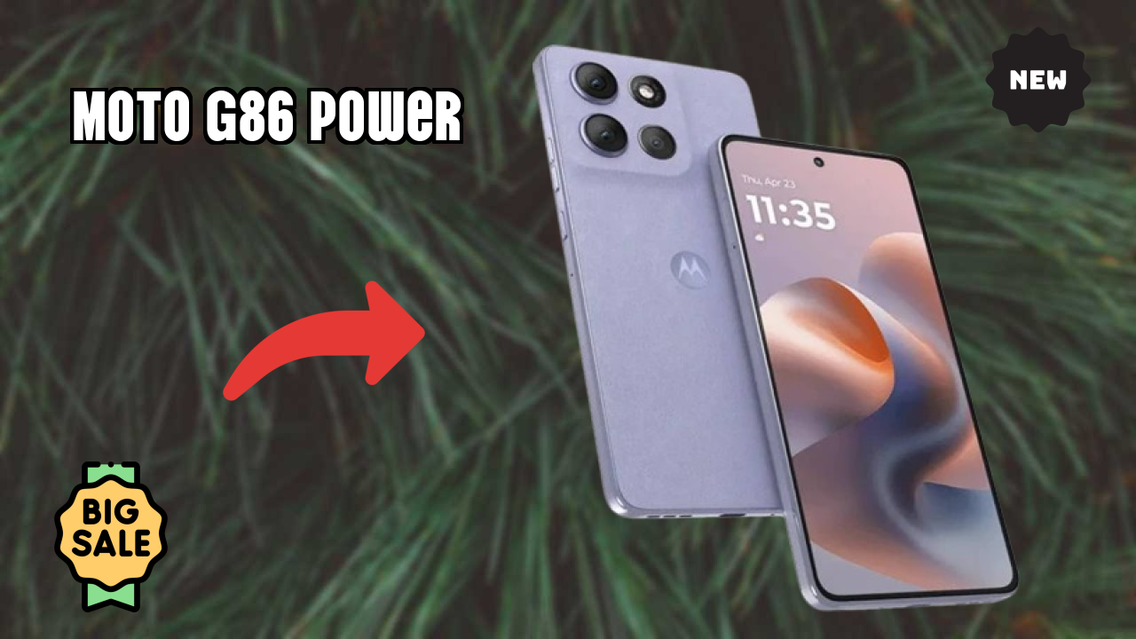 Moto G86 Power 2026: Camera 50 MP + 8 MP Rear Camera And LongLife Bettry