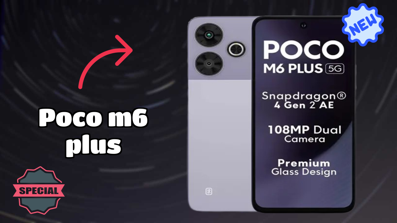 POCO M6 Plus at ₹10,490 - Complete Specifications List