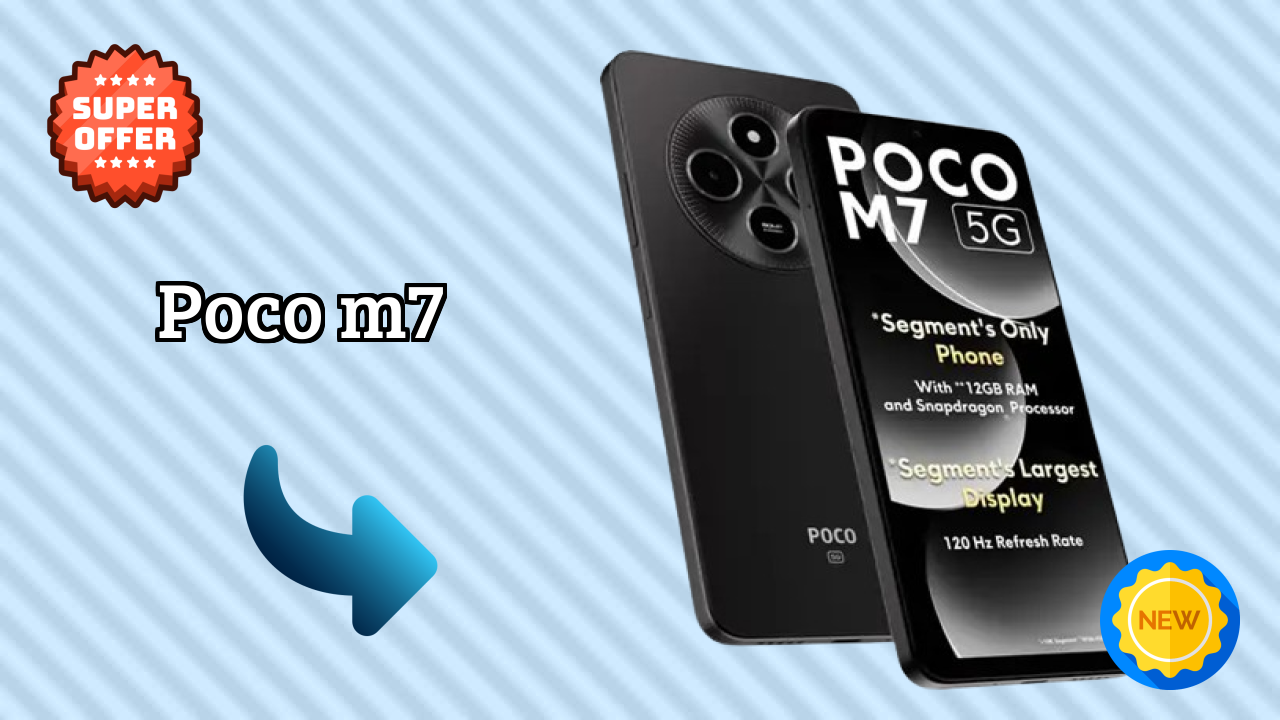 POCO M7 Display Size: 6.88 Inches (17.48 Cm) Screen Review