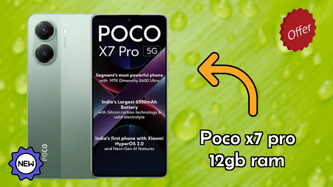 2026 POCO X7 Pro 12GB RAM: Best Smartphone in World for All Smartphone U