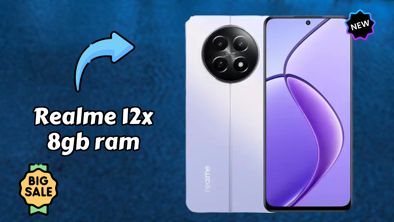 Realme 12x 8GB RAM Display Quality: IPS LCD Explained