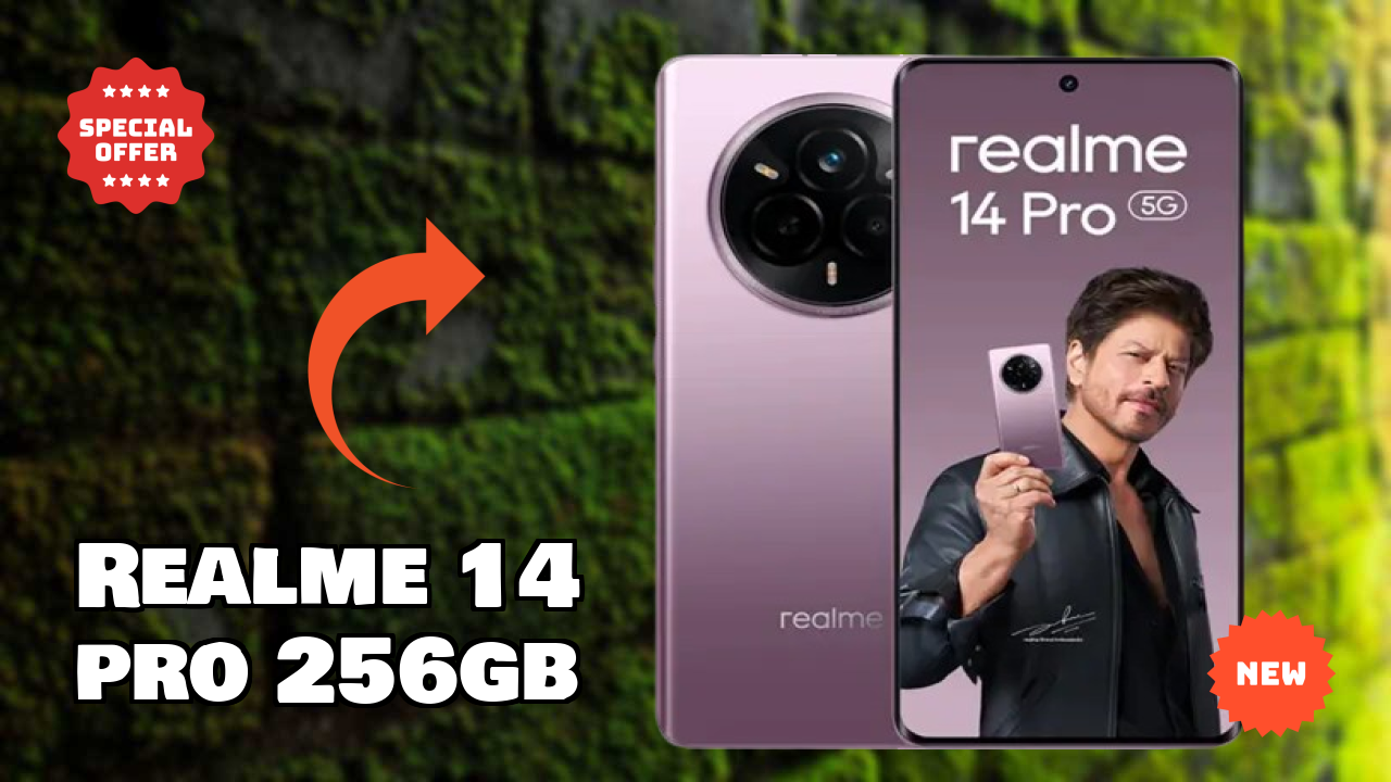 Realme 14 Pro 256GB Display Size: 6.77 Inches (17.2 Cm) Screen Quality