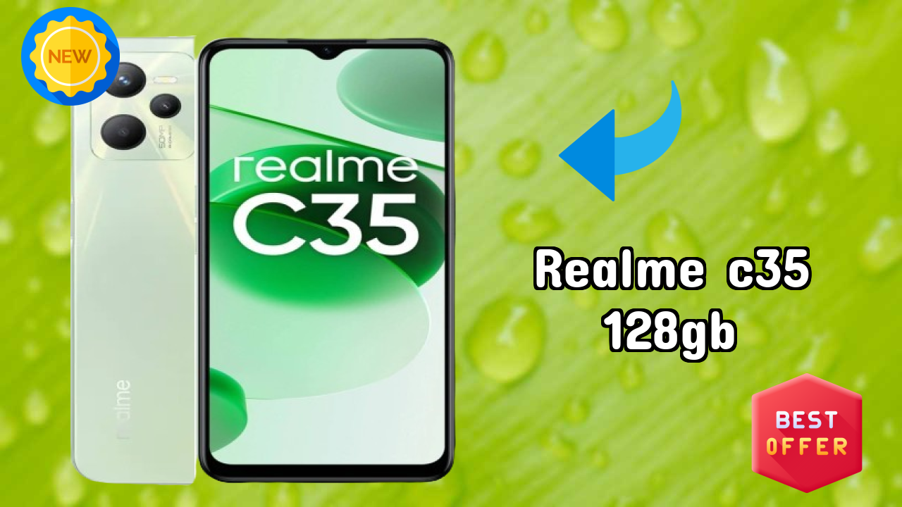 Realme C35 128GB at ₹8,385 - Complete Specifications