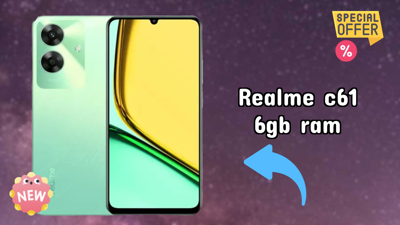 Realme C61 6GB RAM Price Drop: Now Available at ₹8,199