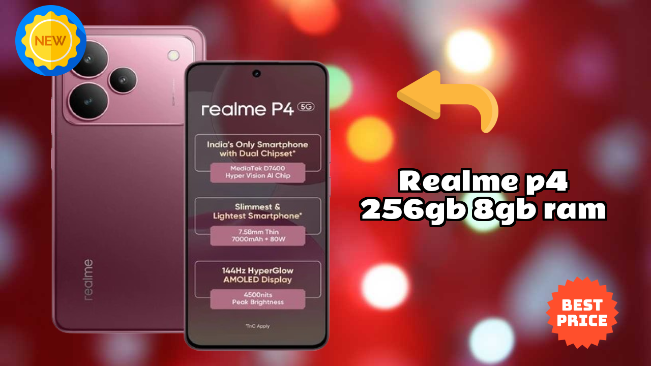 Realme P4 256GB 8GB RAM Display Analysis: Hyper Glow AMOLED Quality