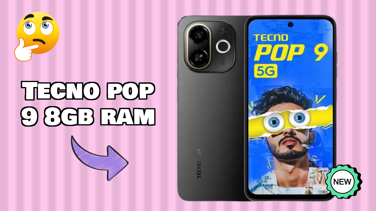 Tecno Pop 9 8GB RAM Display Review: 6.67 Inches (16.94 Cm) Screen Size