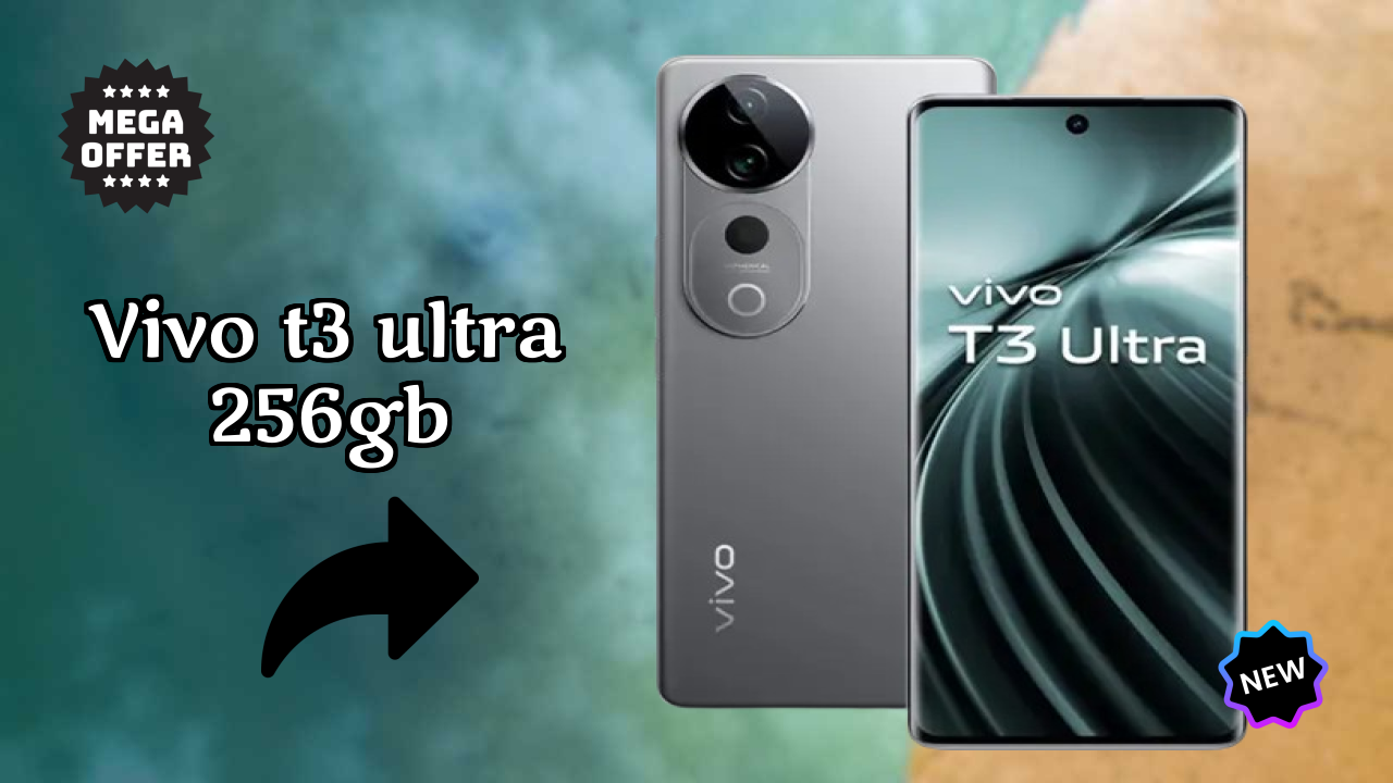 Best Budget Phone Alert: Vivo T3 Ultra 256GB Now at Just ₹29,999
